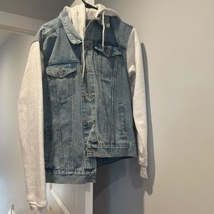 Denim Jacket with Hood